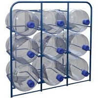 Стеллаж для хранения бутылей с водой объемом 19 литров СВД-9