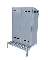 ШКАФ ДЛЯ 2-Х ГАЗОВЫХ БАЛЛОНОВ (пропан), ШГБ-2-2