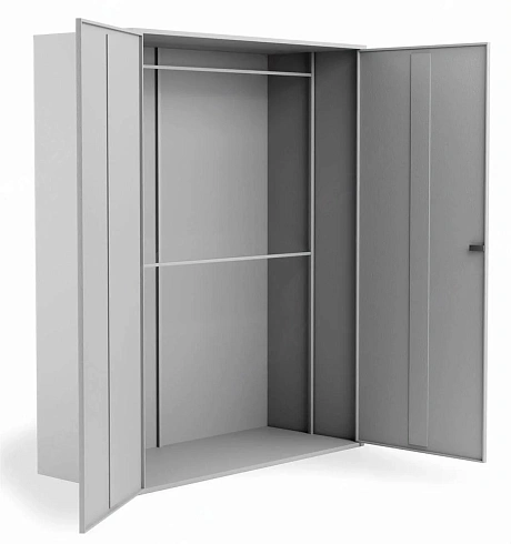 Шкаф для бронежилетов с внутренней стойкой БРК-1 (1800x1400x600)