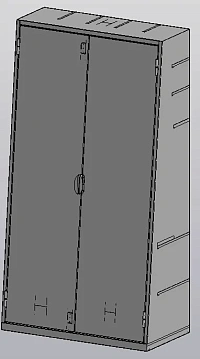 Шкаф металлический для хранения учебного оружия ШО-М, ПО-01, (Пирамида)