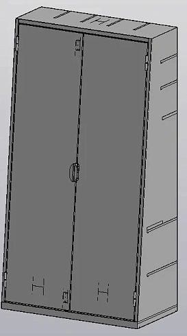 Шкаф металлический для хранения учебного оружия ШО-М, ПО-01, (Пирамида)