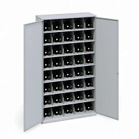 Металлический шкаф для противогазов ХПГ-40, с дверьми Про (1900х1100х400)