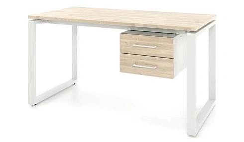 Стол офисный SM O-2 (R55), 1400х700х750 мм с тумбой
