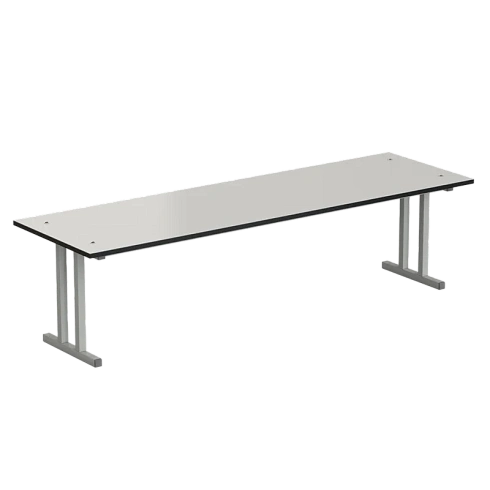 Полка 2-го уровня для стола островного 1500х450х390 мм