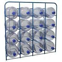 Стеллаж для хранения бутылей с водой объемом 19 литров СВД-16