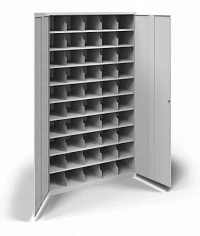 Металлический шкаф для противогазов ХПГ-50, с дверьми (1900х1100х400)