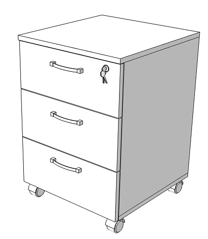 Тумба мобильная ТS-3