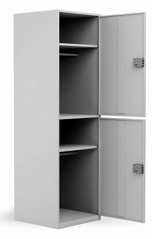 Шкаф усиленный для хранения бронежилетов и касок БРК-4 (2000х600х600)