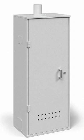 Шкаф металлический для пропановых баллонов с патрубком (1350х560х400)