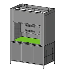 Шкаф вытяжной металлический ШВМ 2