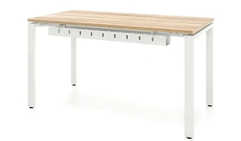 Стол офисный SM П-4 (R55), 1400х700х750 мм с кабель-каналом
