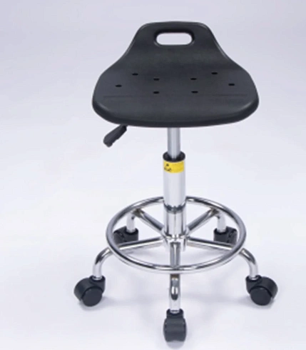 Стул мобильный, на газлифте, пенополиуретан М03 с опорным кольцом