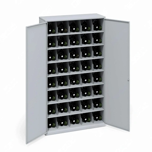 Металлический шкаф для противогазов ХПГ-40, с дверьми Про (1900х1100х400)