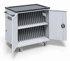 Тележка для хранения 34 ноутбуков без блоков питания (910х912х600)