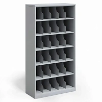 Металлический шкаф для противогазов ХПГ-30, без дверей (1500x870x380)