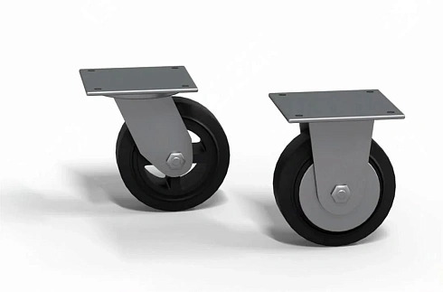 Комплект колёс d 125 мм (2 поворотных, 2 неповоротных)
