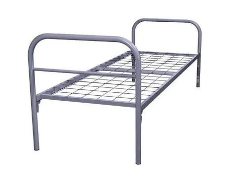 Кровать металлическая одноярусная ( АРМ)