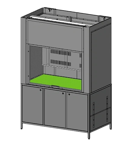Шкаф вытяжной металлический ШВМ 2
