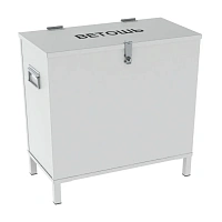 Контейнер металлический для ветоши на ножках ДВ-580 (700х580х300)